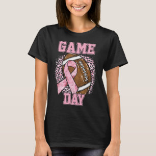 Game Day - Breast Cancer Awareness Pink Football M T-Shirt