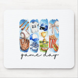 Game Day Bysebyll Coquette Bow Funny Tis The Seaso Mouse Pad