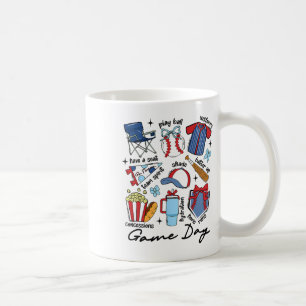 Game Day Bysebyll Men Women Kid Field Day Bysebyll Coffee Mug
