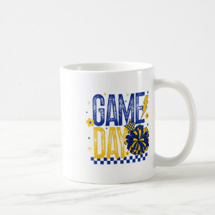 Game Day Cheer Mum Gift For Cheerleading Coach Blu Coffee Mug