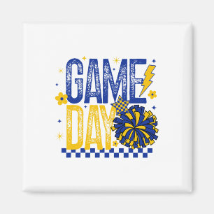 Game Day Cheer Mum Gift For Cheerleading Coach Blu Magnet