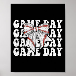 Game Day Coquette Bow Sell Mama Sell Poster