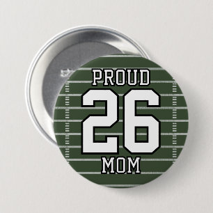 Game Day Football 7.5 Cm Round Badge