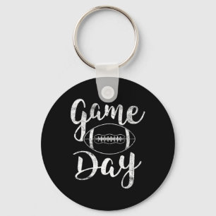 Game Day Football - Cute Football Top Key Ring