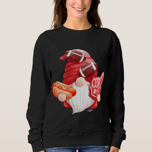 Game Day Football Gnome Mum Dad Referee Touchdown Sweatshirt