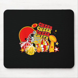 Game Day Football Mum Women Girls Cheer Funny Foot Mouse Pad