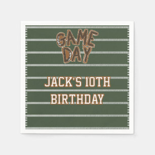Game Day Football  Napkin