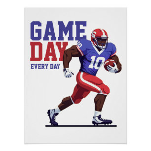 Game Day Football Poster