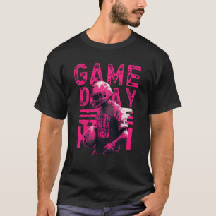 Game Day Football Season Men Women Sports Vintage T-Shirt