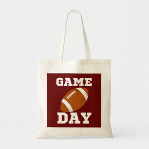 Game day football  tote bag