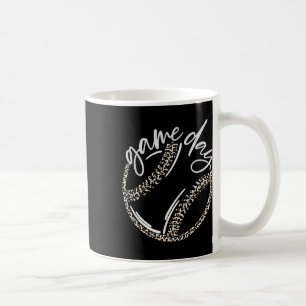 Game Day Leopard Print Sell Softll Sports Outfit Coffee Mug
