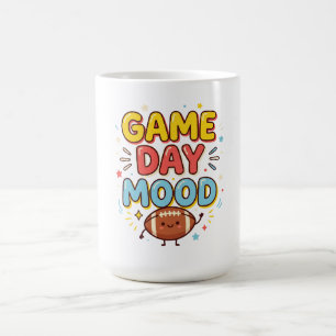 Game Day Mood Funny Football Fan Coffee Mug