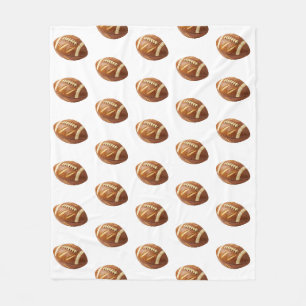 Game Day Pretzel Football Loaf Food Art Fleece Blanket