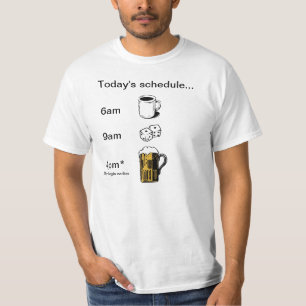 Game Day schedule - Tshirt