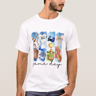Game Day Sell Coquette Bow Funny Tis The Season T-Shirt