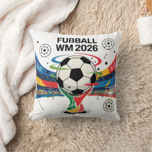 Game Day Soccer 2026 Football Fan Decorative Cushion