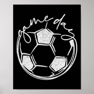 Game Day Soccer Byll Sports Men Women Kids Gifts Poster