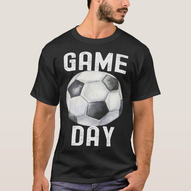 Game Day Soccer Football  Quotes Costume Family T-Shirt (Front)
