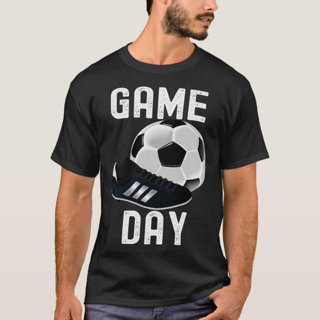 Game Day Soccer Football  Quotes Outfit Family T-Shirt (Front)