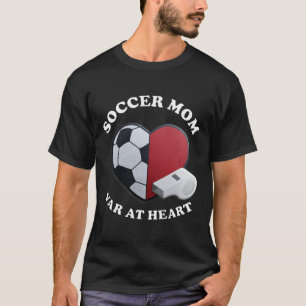 Game Day Soccer Mom – 3d Heart And Ll Design T-Shirt