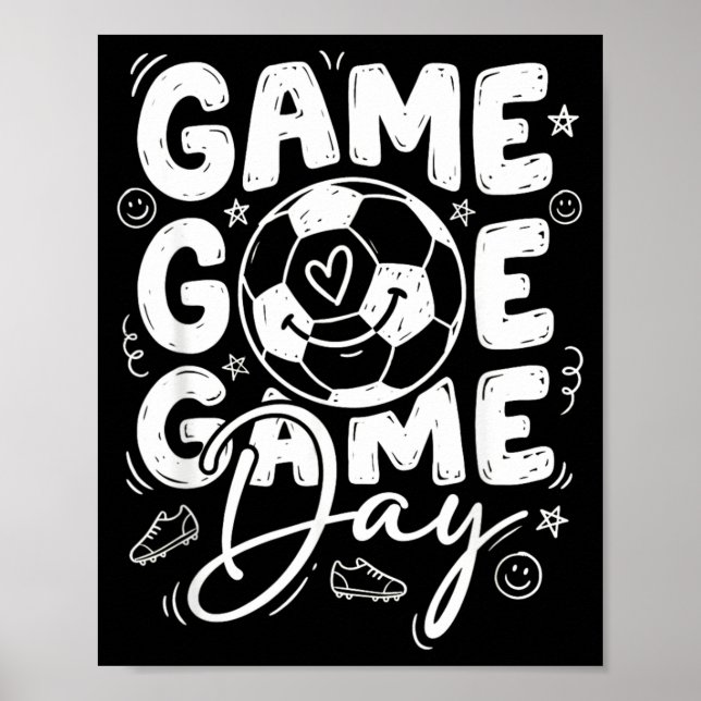 Game Day Soccer Poster (Front)