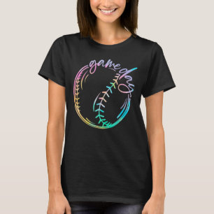 Game Day Softball Game Day Baseball Men Women Kid T-Shirt