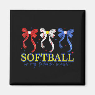 Game day softball mama for women mom girls mother' magnet