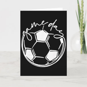 Game Day Sports Parent Soccer Mum Card