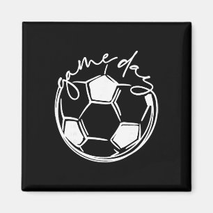 Game Day Sports Parent Soccer Mum Magnet