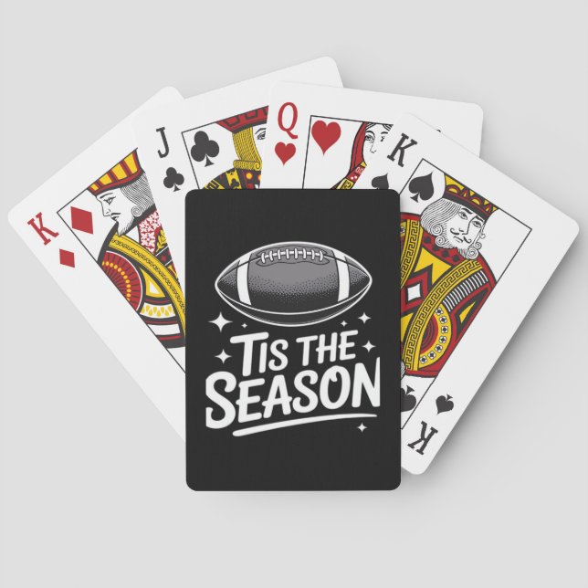 Game Day Support Football Playing Cards (Back)