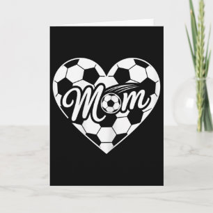 Game Day Team Sports Heart Mothers Day Soccer Mum Card