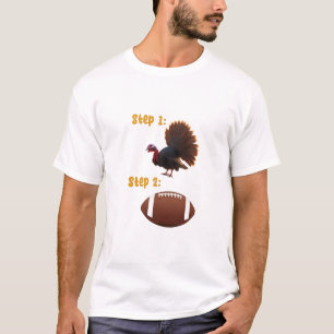 Game Day Turkey American Football Thanksgiving T-Shirt