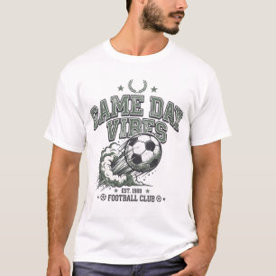 Game Day Vibes Football Club Vintage Graphic T-Shirt