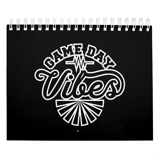 Game Day Vibes Mens Sport Calendar (Cover)
