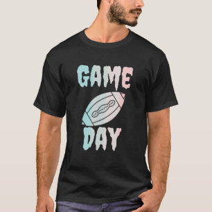 Game day, vintage fantasy football text based T-Shirt