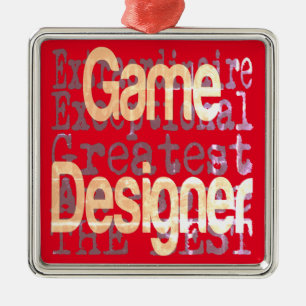 Game Designer Extraordinaire Metal Ornament