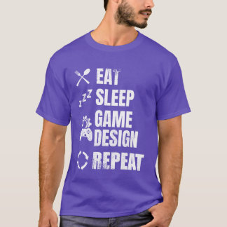 Game Designer Routine friends T-Shirt