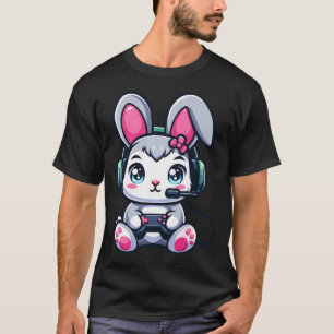 Game Easter Bunny Cute Gamer Girl 1 T-Shirt