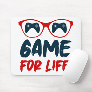 Game for life gaming mouse pad