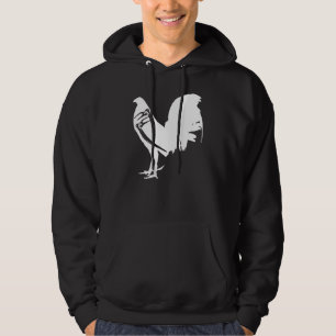 Game Fowl Gallegos Rooster Chicken gallero Whit Hoodie