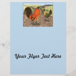 Game Fowl on the Farm Flyer