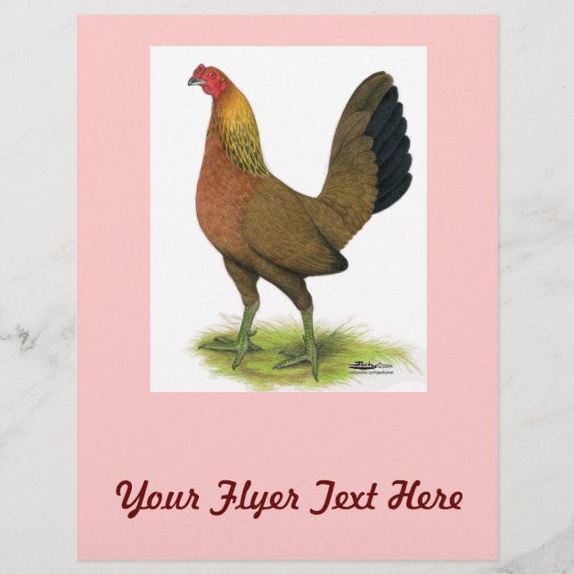 Game Hen:  Pea-combed Flyer (Front)