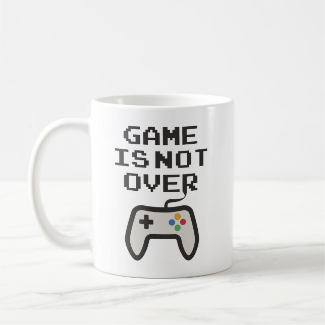 Game is not over coffee mug (Left)