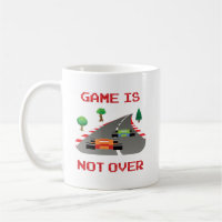 Game is not over Pixelated Video Game
