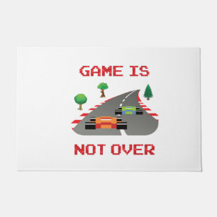 Game is not over Pixelated Video Game Doormat