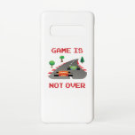 Game is not over Pixelated Video Game Samsung Galaxy Case<br><div class="desc">For real gamers the game is not over yet. Unique and eye-catching pixelated gaming design. A perfect match for your next gaming event. Great gift idea.</div>