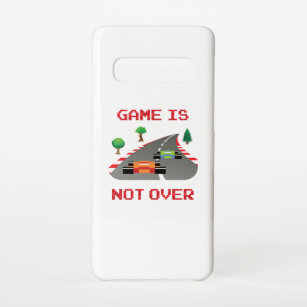 Game is not over Pixelated Video Game Samsung Galaxy Case