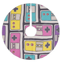 Game Joysticks Colourful Vintage Wallpaper