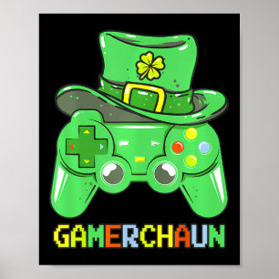 Game Leprechaun Costume St. Patrick's Day Poster