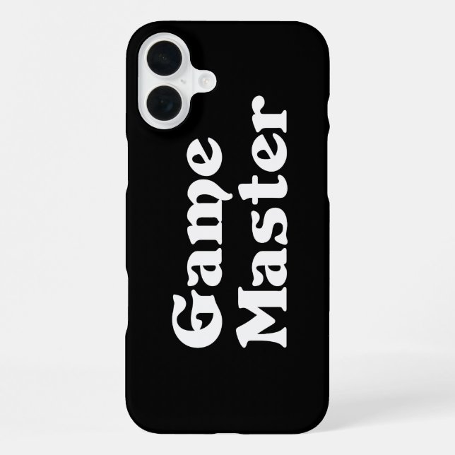 Game Master iPhone Case (Back)